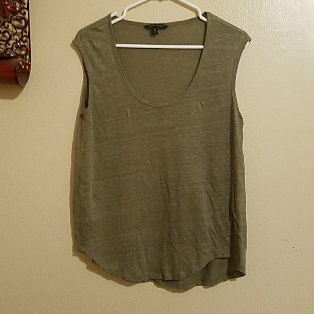 NWOT Sage green sleeveless top